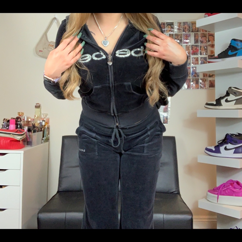 Bebe Bling Velour Track